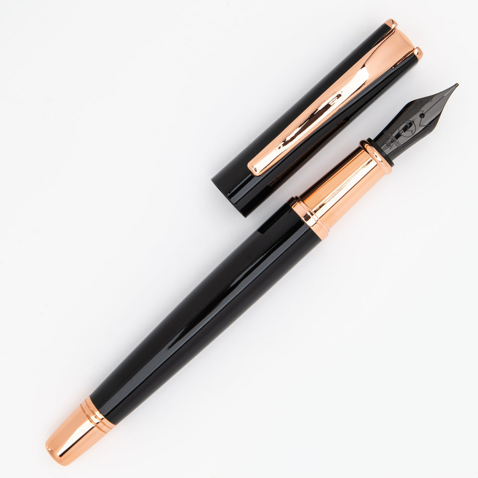 Monteverde Füllfederhalter IMPRESSA Black / Rose Gold