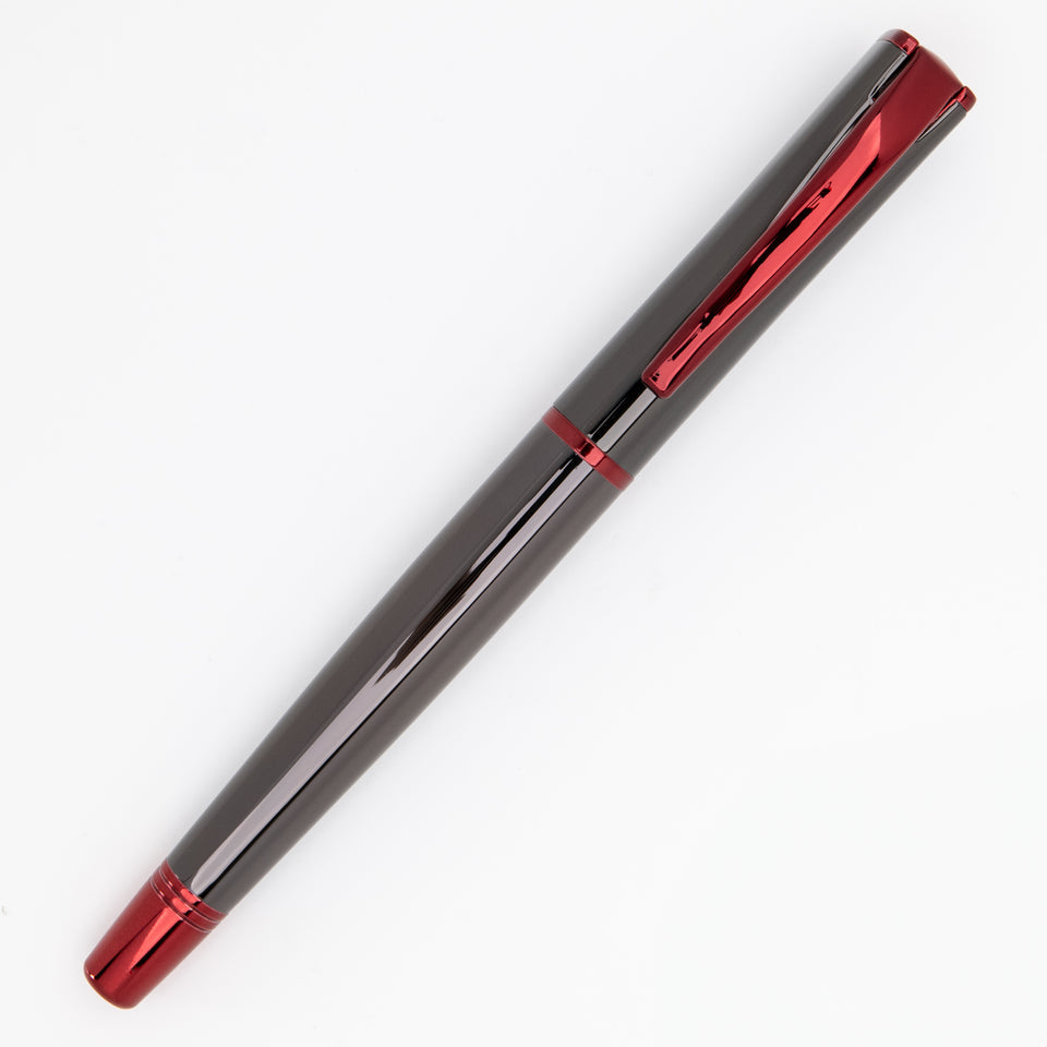 Monteverde Füllfederhalter IMPRESSA Gun Metal / Red