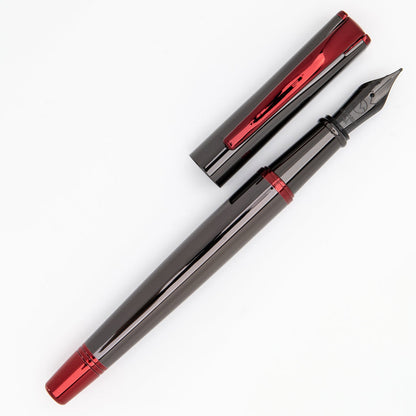 Monteverde Füllfederhalter IMPRESSA Gun Metal / Red