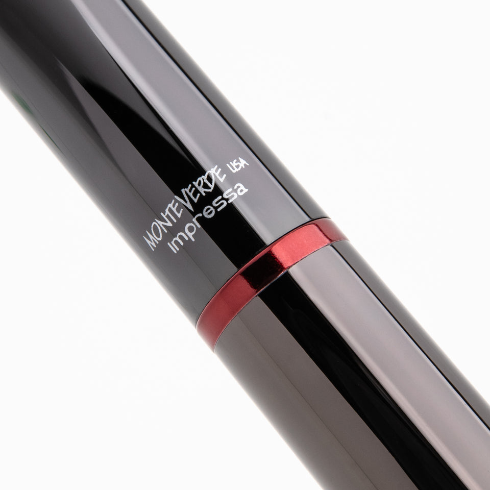 Monteverde Füllfederhalter IMPRESSA Gun Metal / Red
