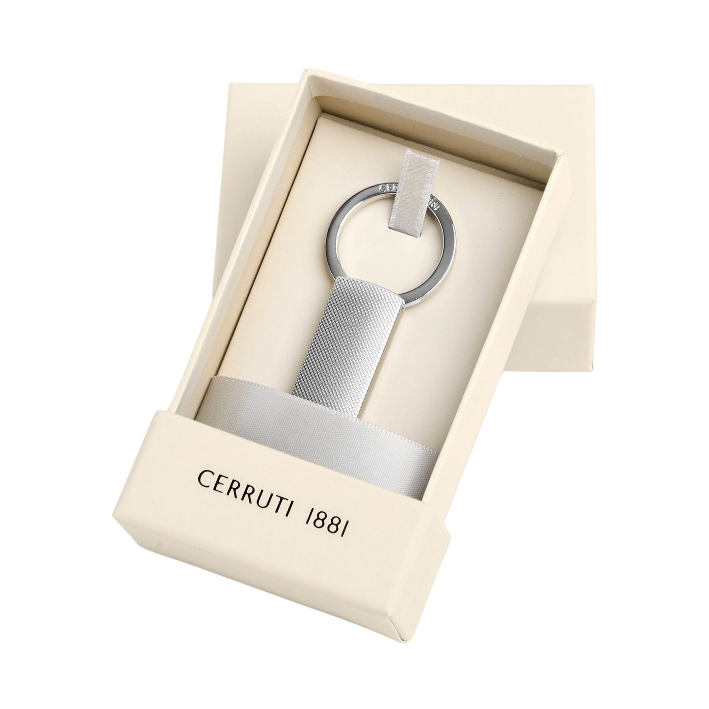 Cerruti 1881 Schlüsselring Belgravia Chrome