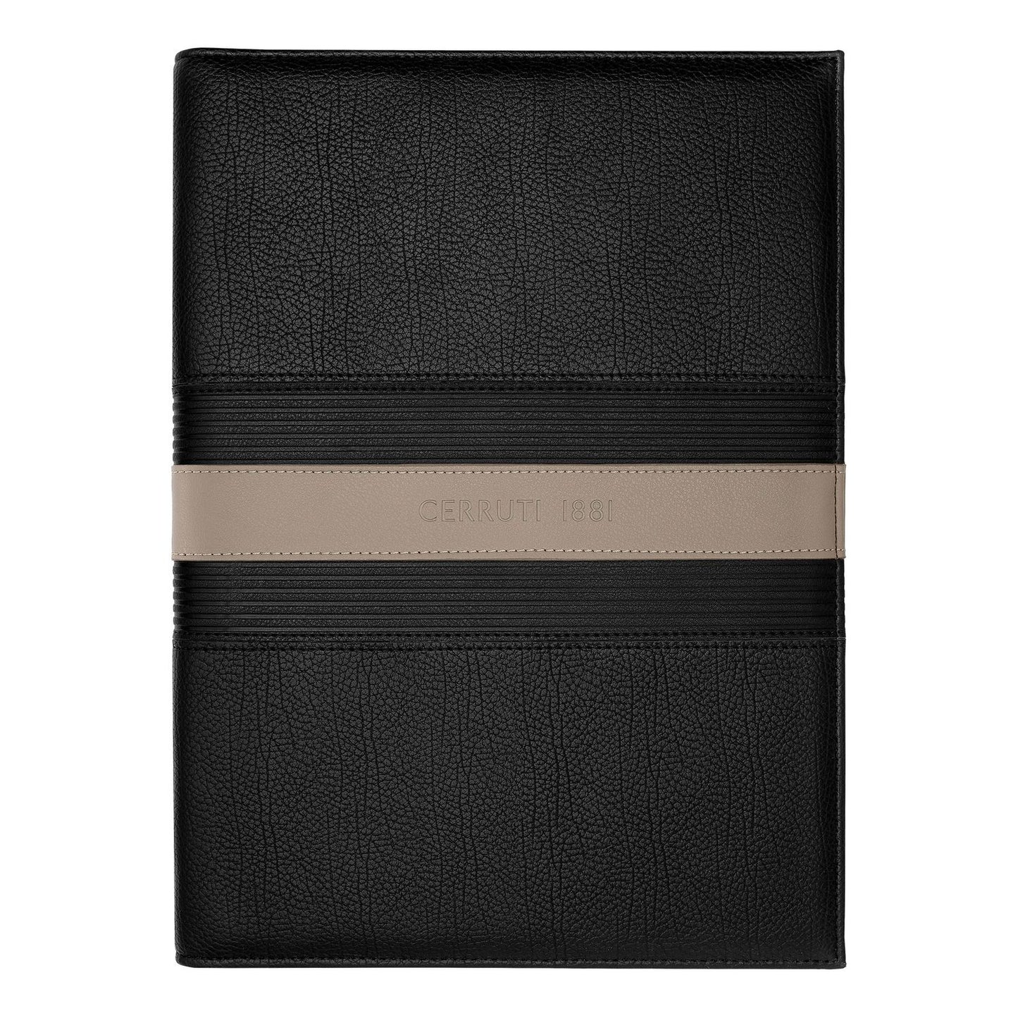 Cerruti 1881 A4 Schreibmappe Delano Taupe & Black