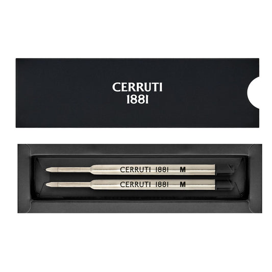 Cerruti 1881 2 Kugelschreibermine Softline schwarz Medium
