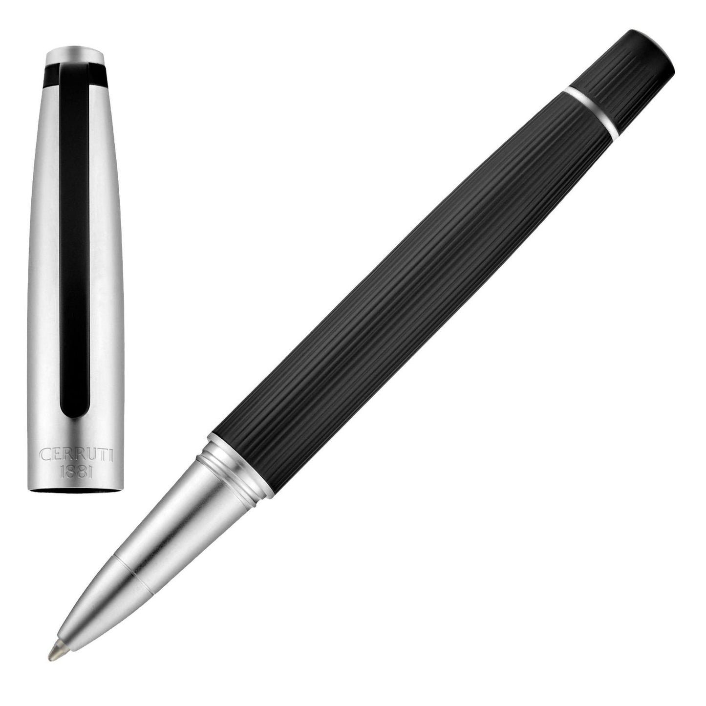 Cerruti 1881 Tintenroller Benson Black & Chrome