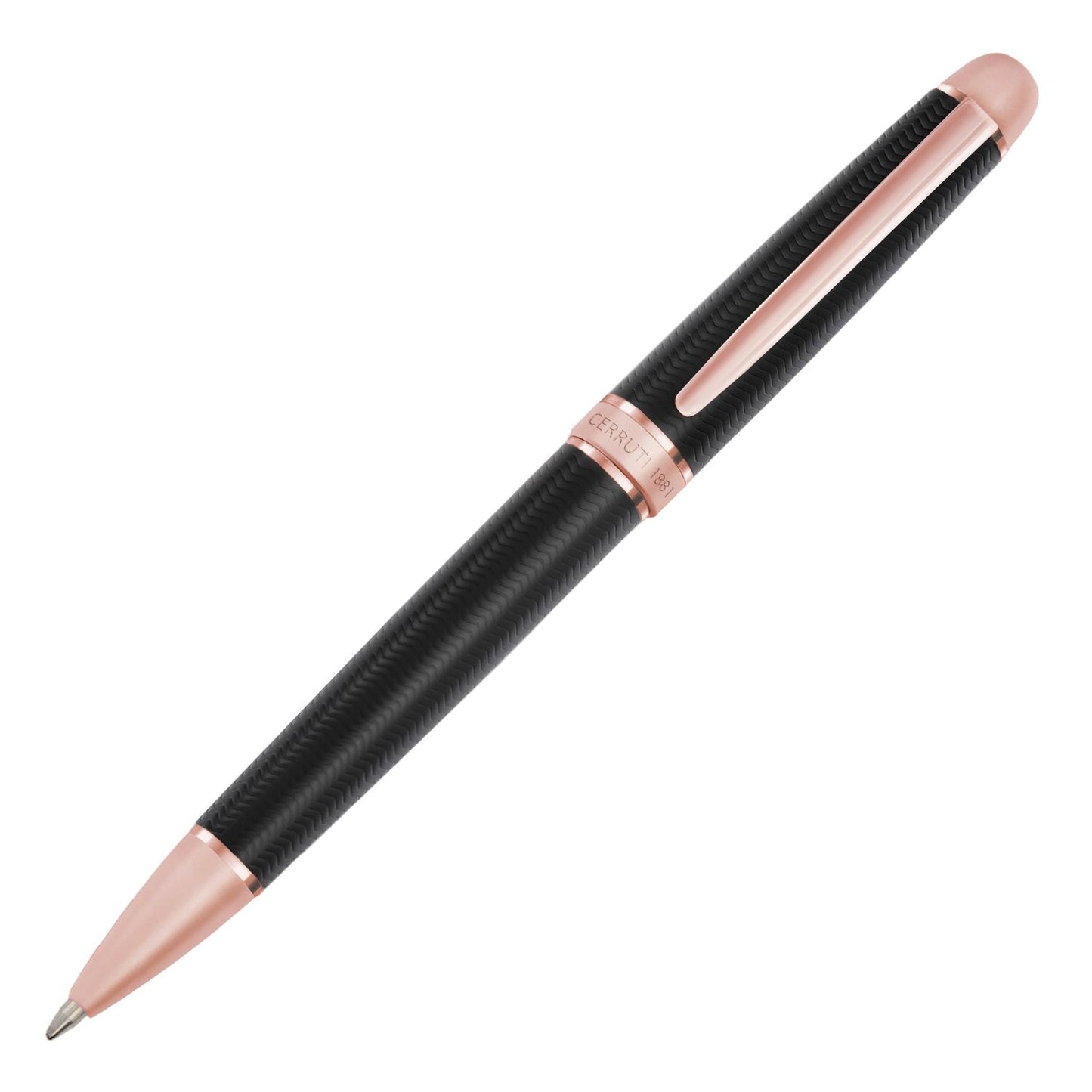 Cerruti 1881 Kugelschreiber Holborn Black & Rosegold