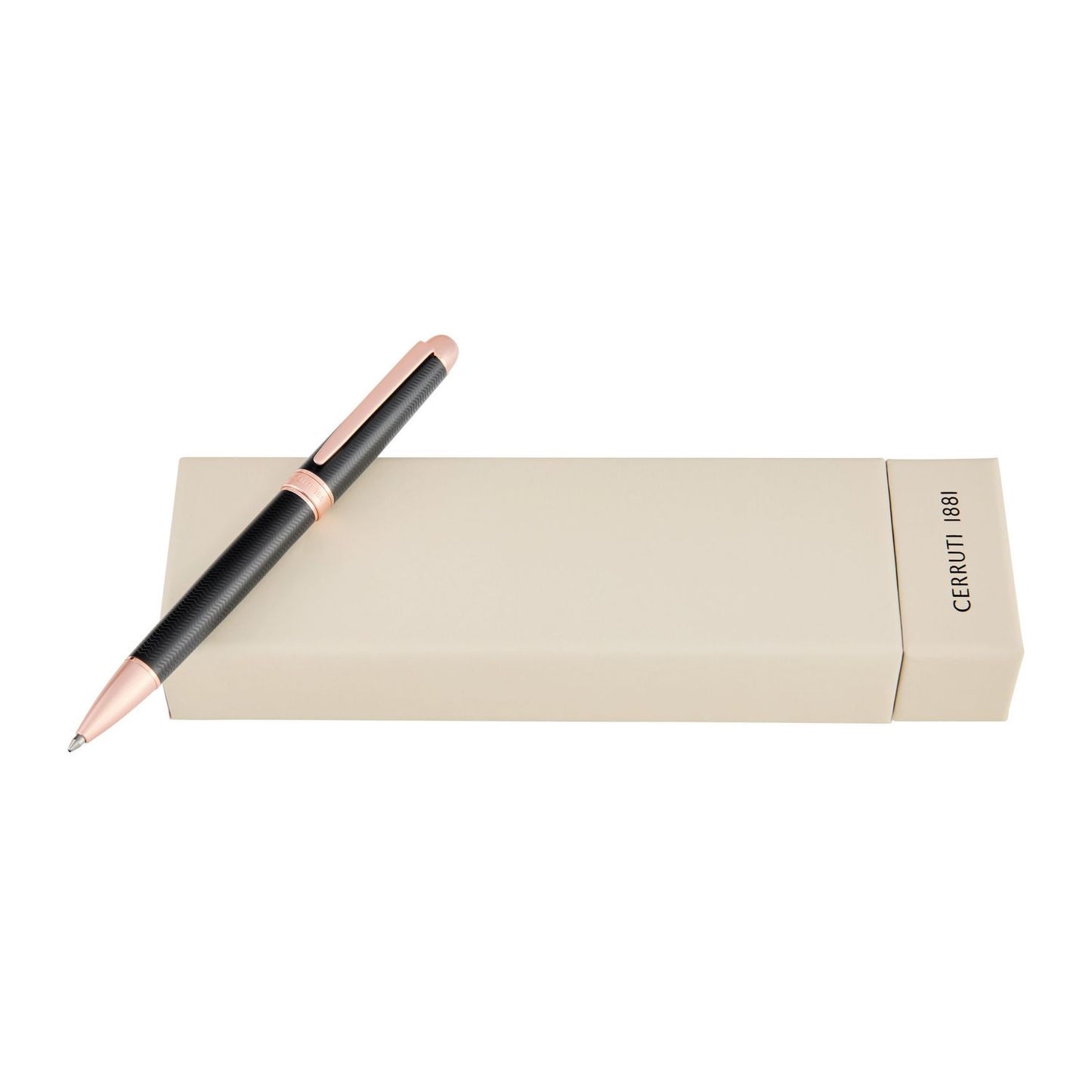 Cerruti 1881 Kugelschreiber Holborn Black & Rosegold