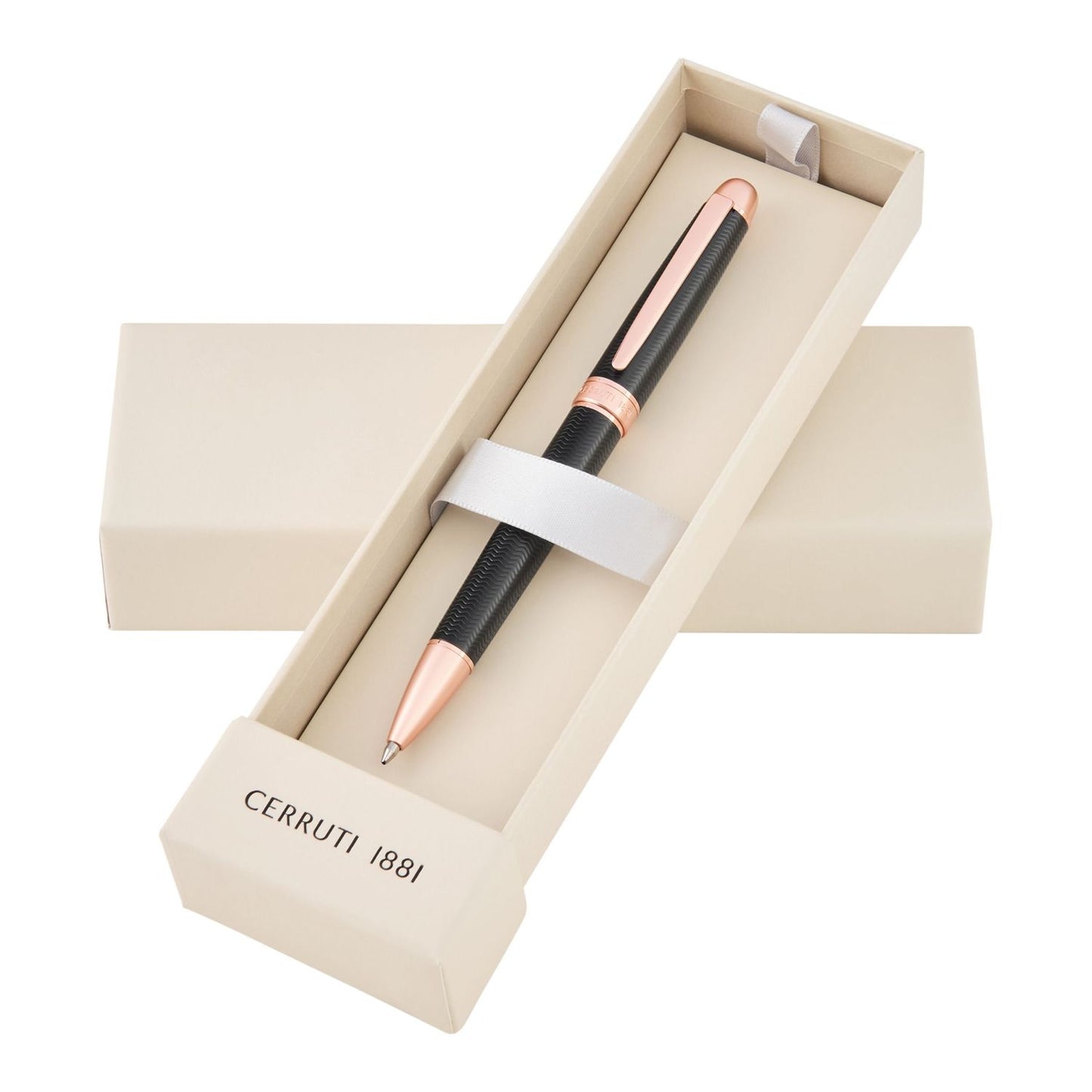 Cerruti 1881 Kugelschreiber Holborn Black & Rosegold