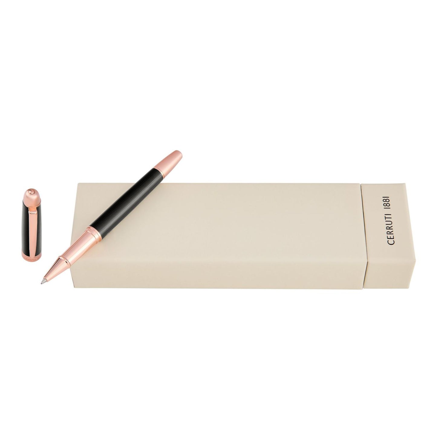 Cerruti 1881 Tintenroller Holborn Black & Rosegold