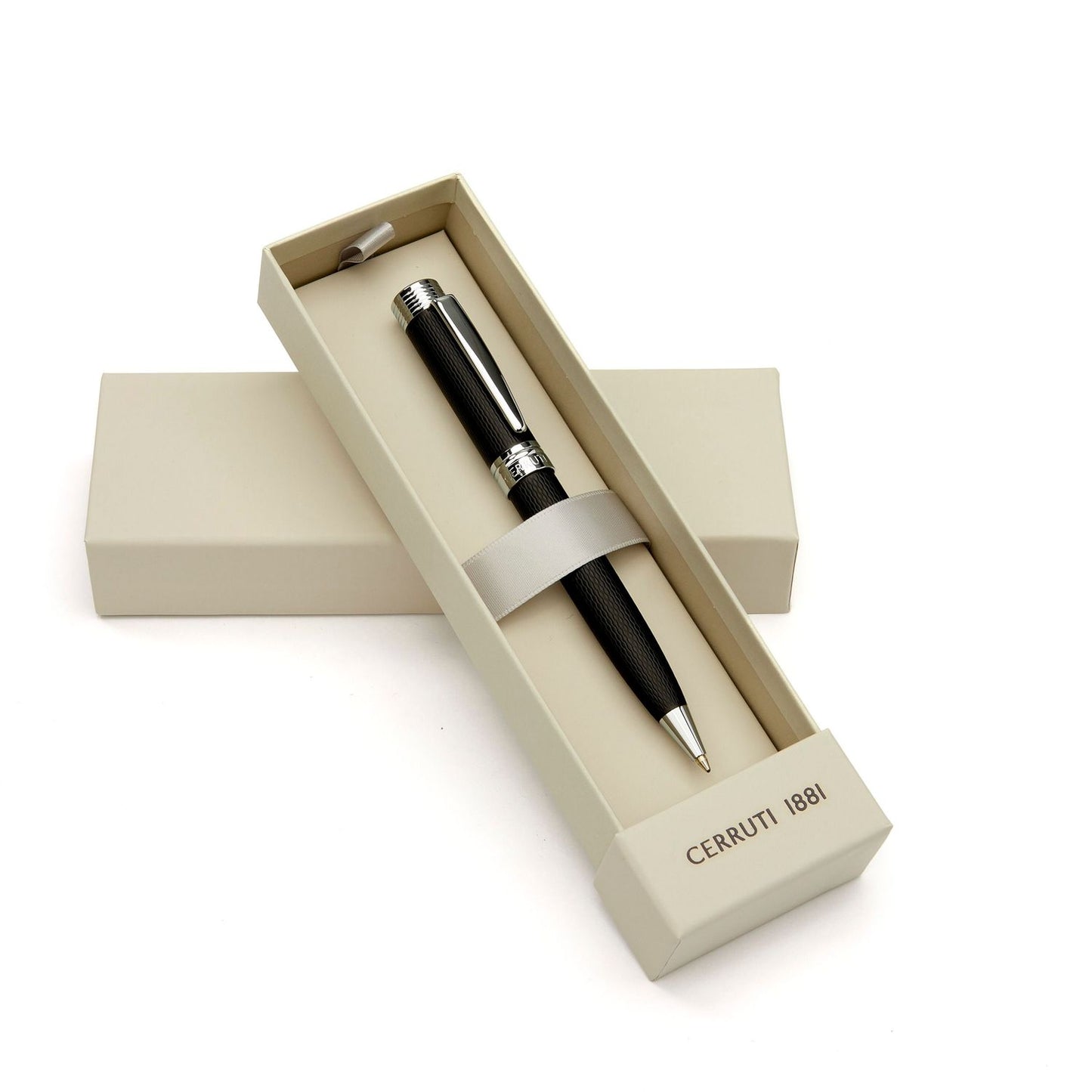Cerruti 1881 Kugelschreiber ZOOM DIAMOND Black