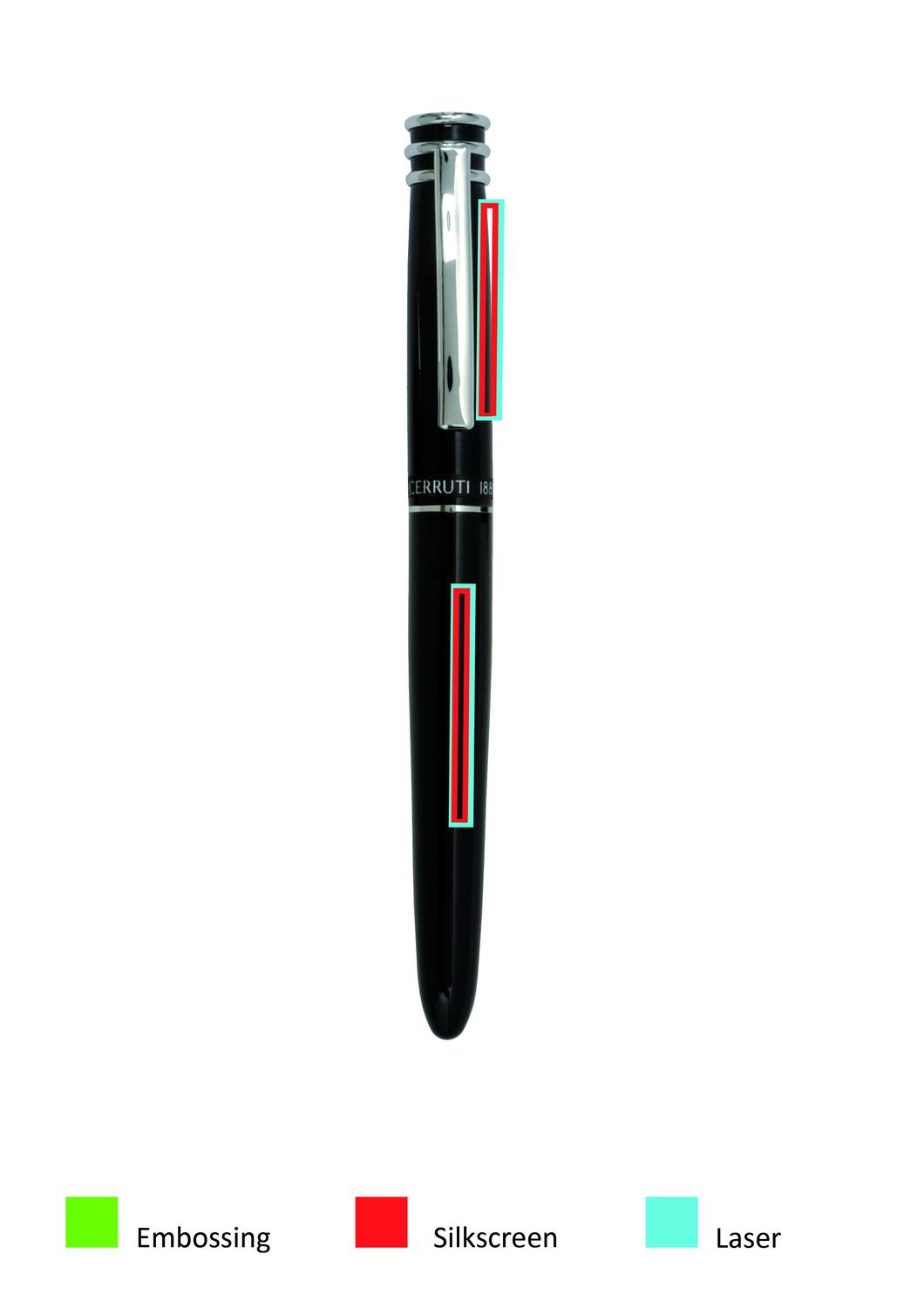 Cerruti 1881 Füllfederhalter Ring Top