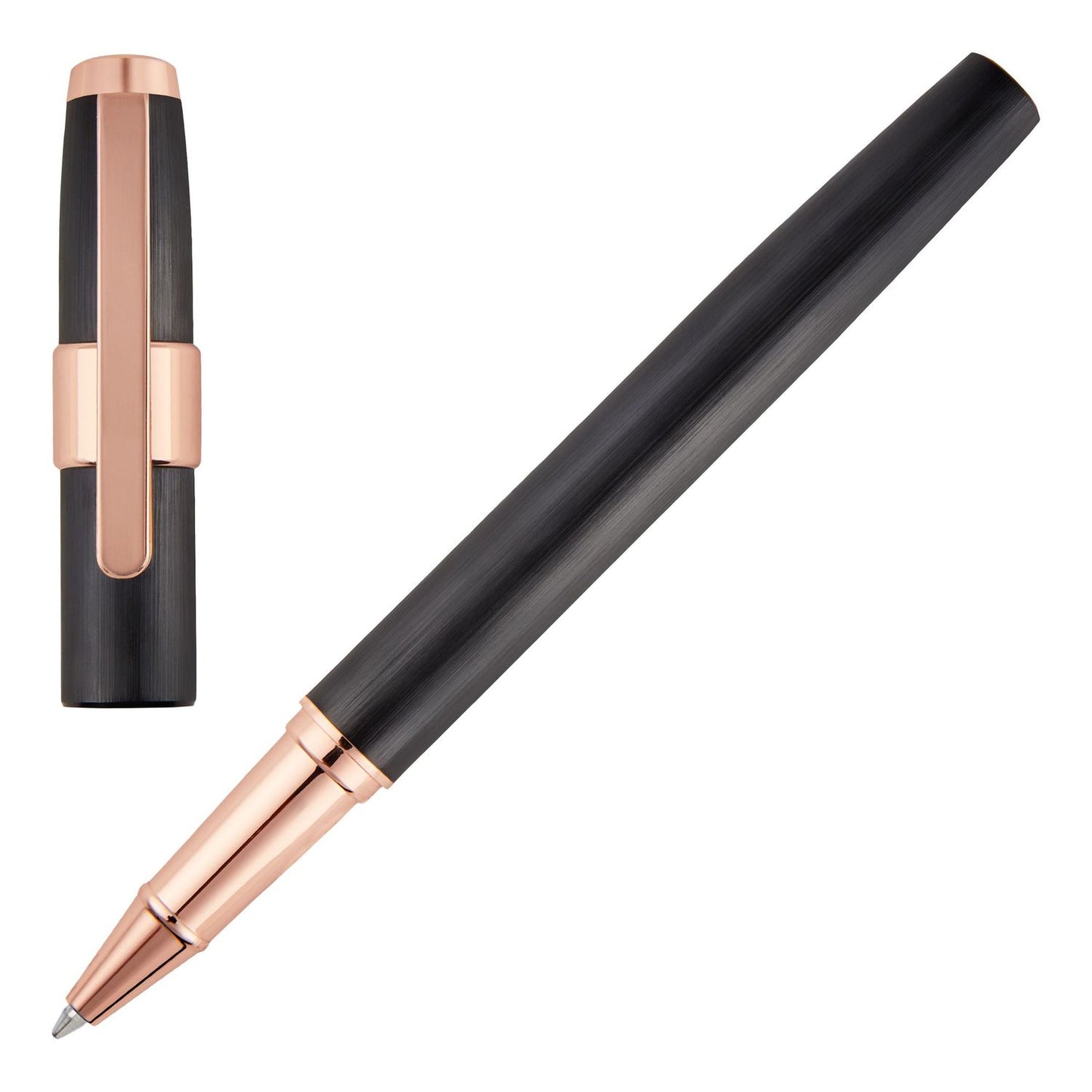 Cerruti 1881 Tintenroller Block Brushed Black