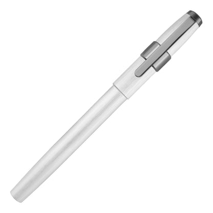 Cerruti 1881 Tintenroller Block Brushed Chrome