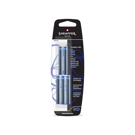 Sheaffer Packung mit 5 Tintenpatronen Blau