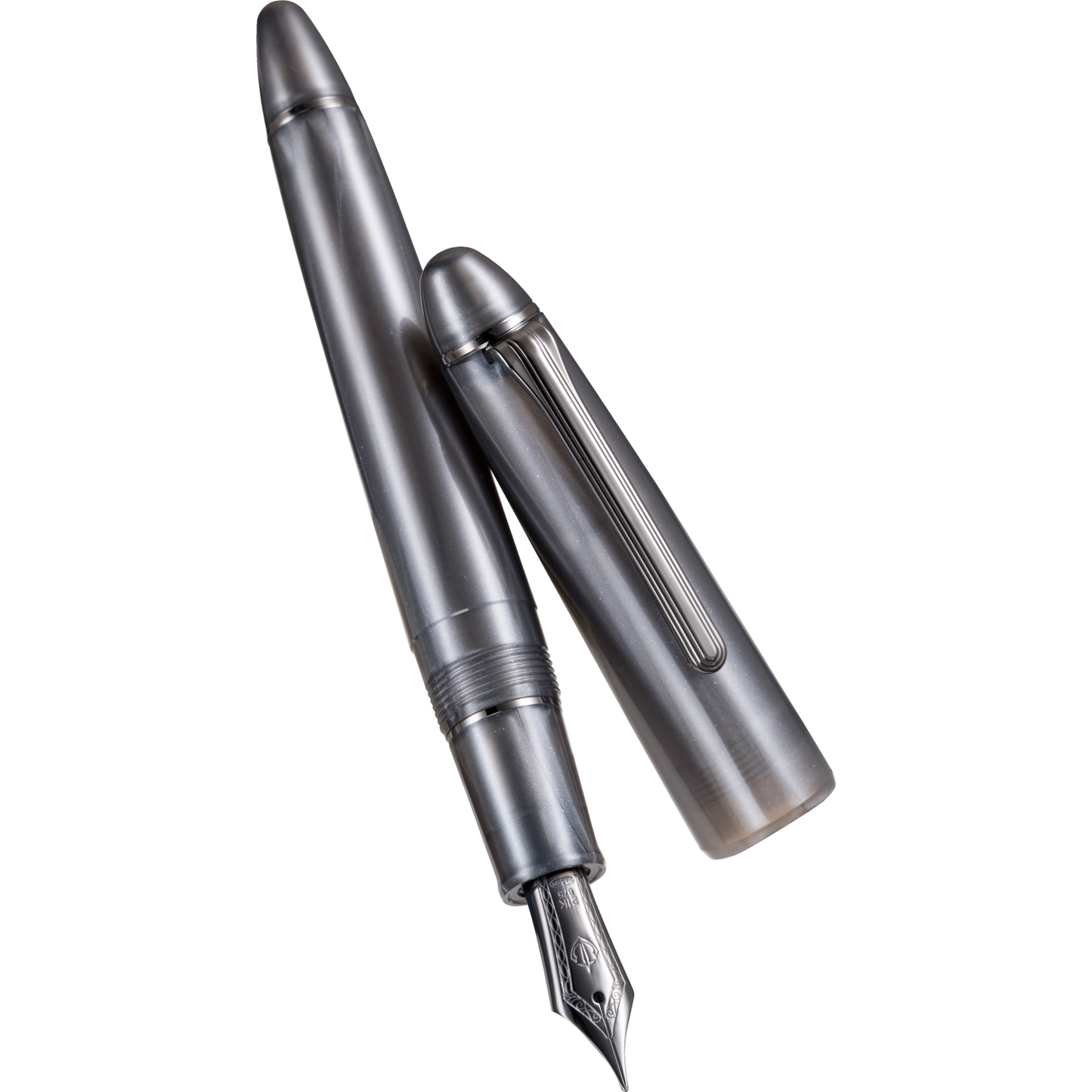 Sailor Füllfederhalter 1911 L Ringless Metallic Black IP