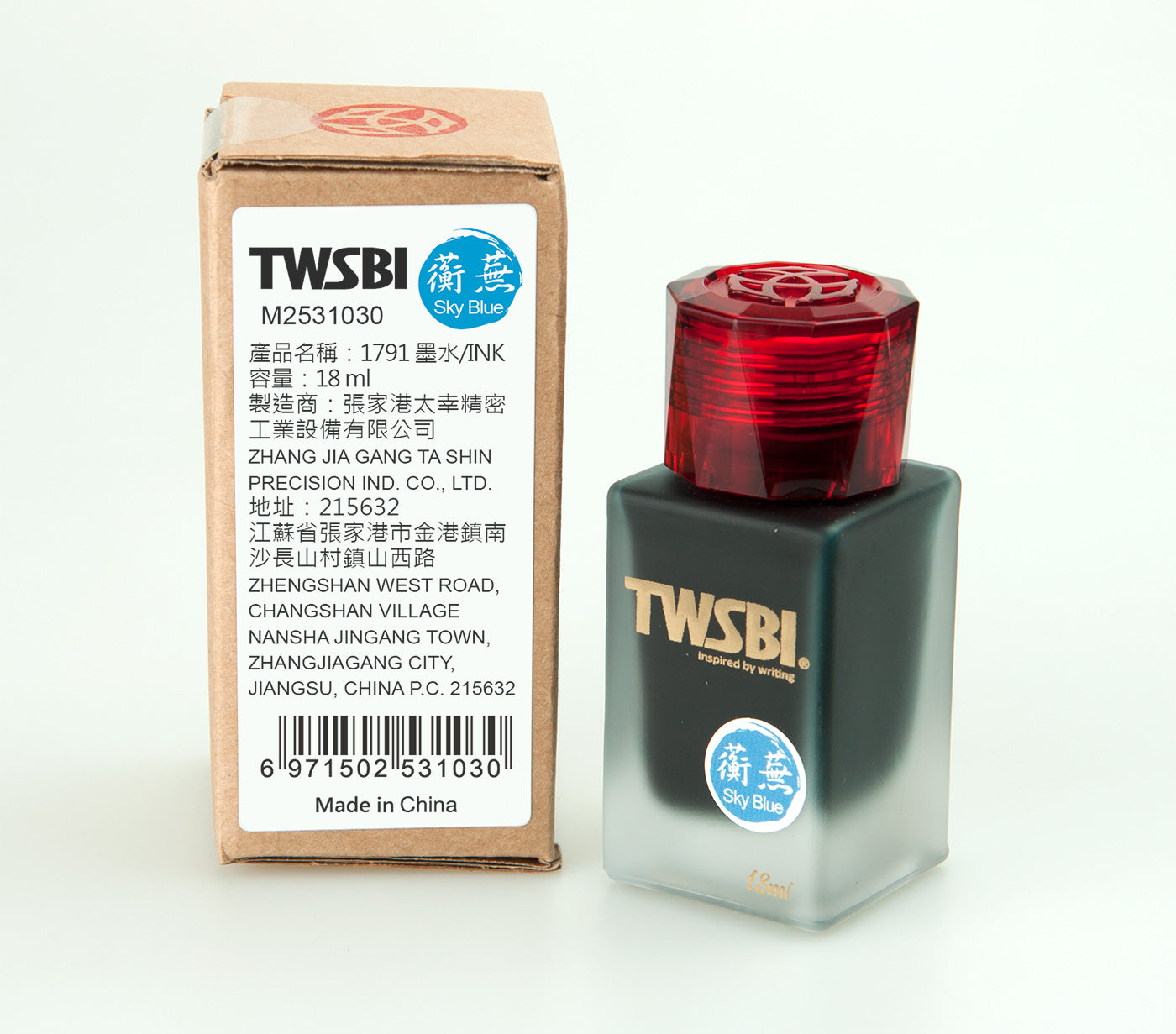 TWSBI Tintenglas 1791 Sky Blue 18ml