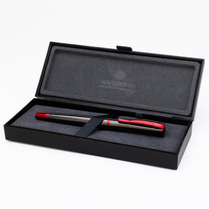Monteverde Füllfederhalter IMPRESSA Gun Metal / Red