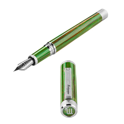 Der Montegrappa Zero Zodiac Virgo Füller in wünderschönen Grüntönen.