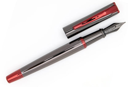 Monteverde Füllfederhalter IMPRESSA Gun Metal / Red