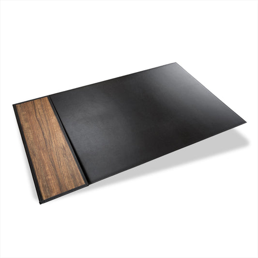Jimi ist eine Schreibunterlage aus echtem Holz und echtem Leder.