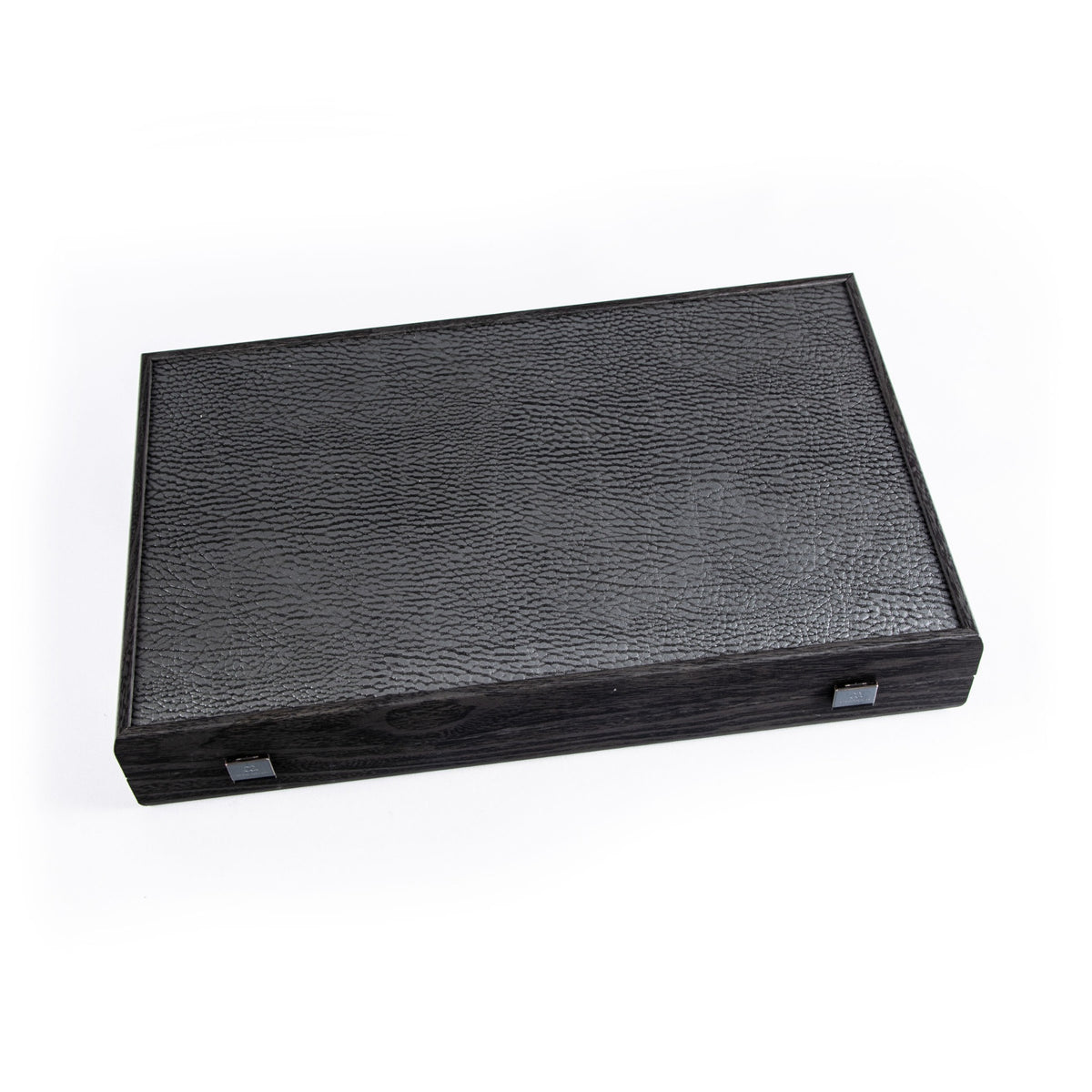 Manopoulos Backgammon BDE1ABL – klassisches schwarzes Design, Gesamtansicht