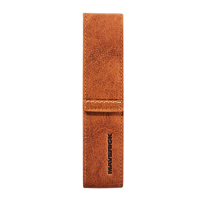 Maverick Stiftetui Rough Gear in Farbe Cognac