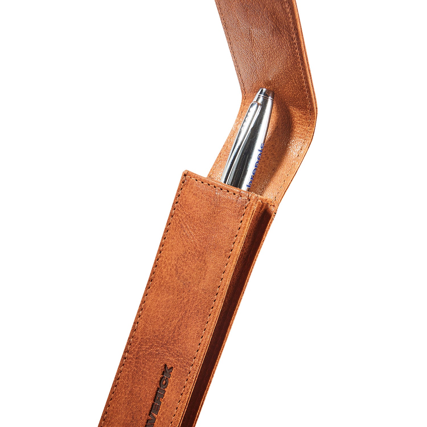 Maverick Stiftetui Rough Gear in Farbe Cognac