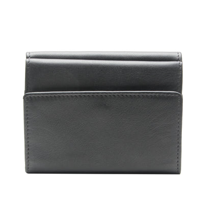 Esquire Geldbörse LOGO 0018 10 Schwarz | Echtes Leder