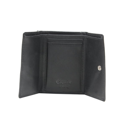 Esquire Geldbörse LOGO 0018 10 Schwarz | Echtes Leder