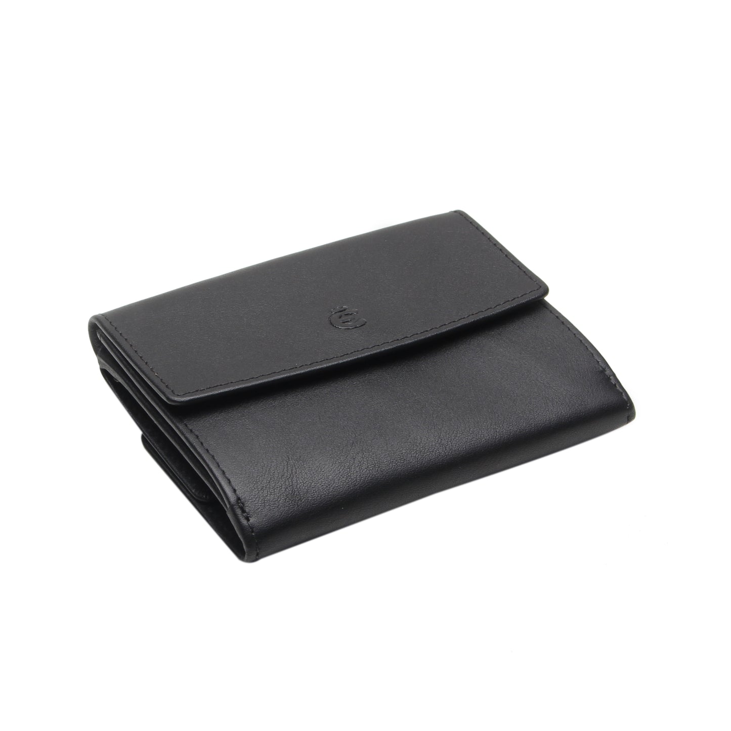 Esquire Geldbörse LOGO 0018 10 Schwarz | Echtes Leder
