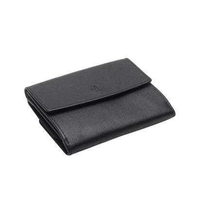 Esquire Geldbörse LOGO 0018 10 Schwarz | Echtes Leder