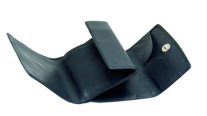 Esquire Herrenbörse LOGO 0112 10 Schwarz | Echtes Leder