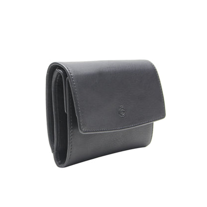 Esquire Herrenbörse LOGO 0112 10 Schwarz | Echtes Leder