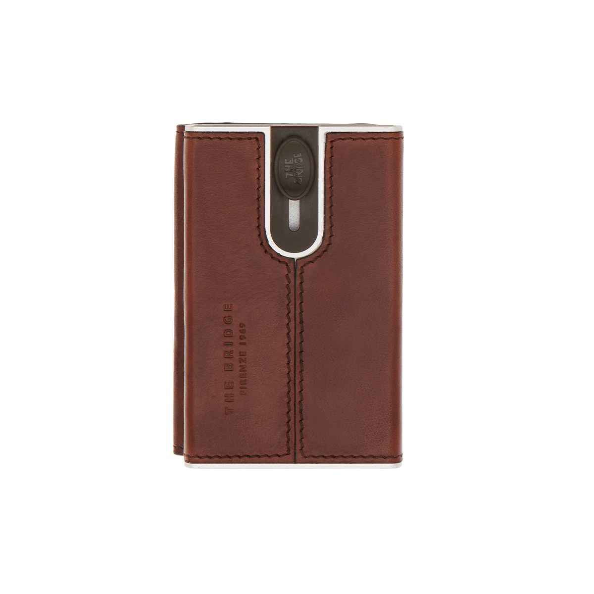 The Bridge Kreditkartenetui Story Uomo 01489001 Braun | Echtes Leder