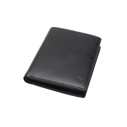 Esquire Geldbörse SLIM 0457 11 Schwarz | Echtes Leder