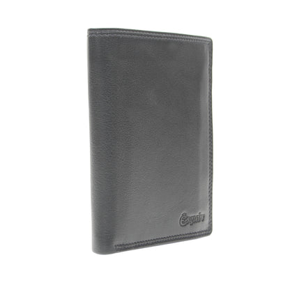 Esquire Geldbörse DUO 0464 59 Schwarz | Echtes Leder