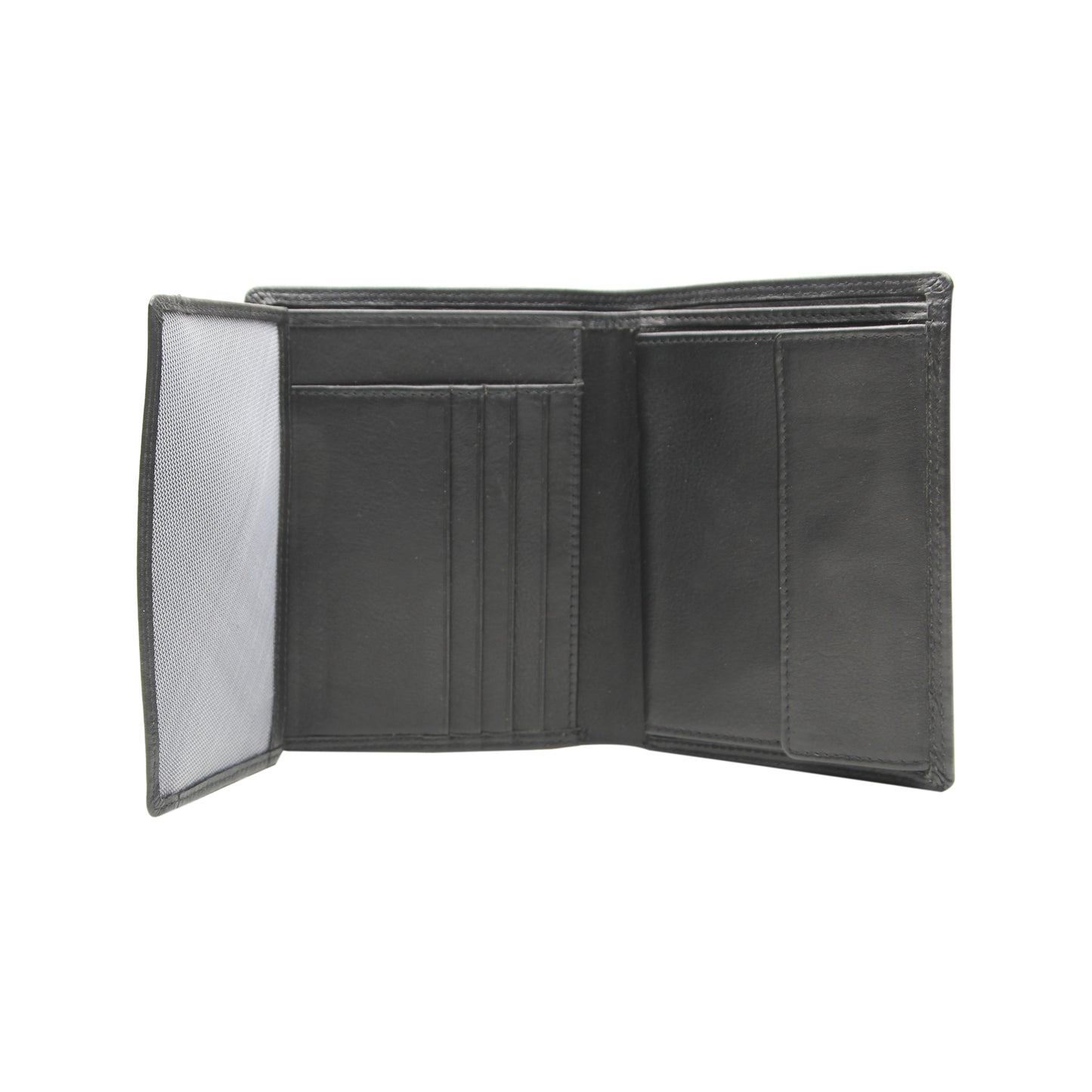 Esquire Geldbörse DUO 0464 59 Schwarz | Echtes Leder