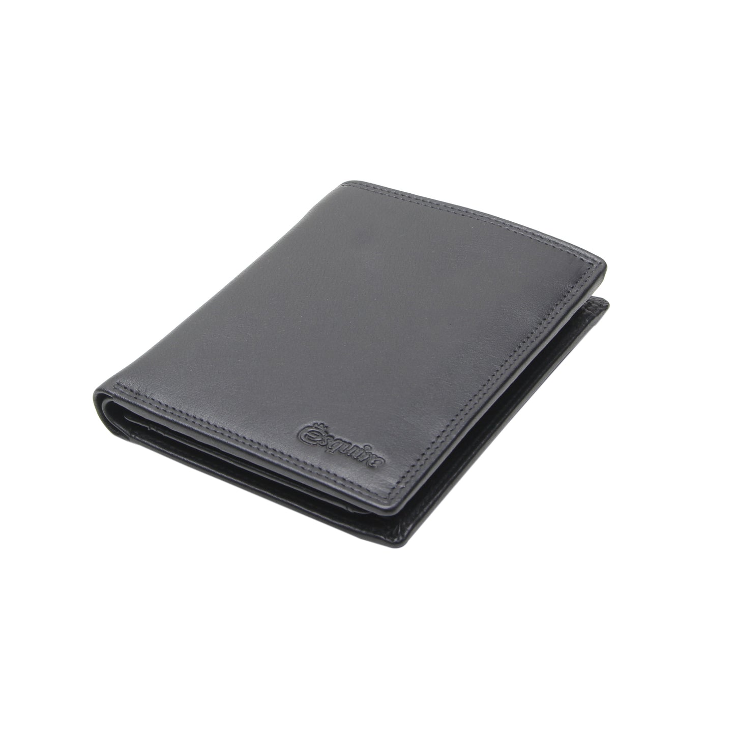 Esquire Geldbörse DUO 0464 59 Schwarz | Echtes Leder