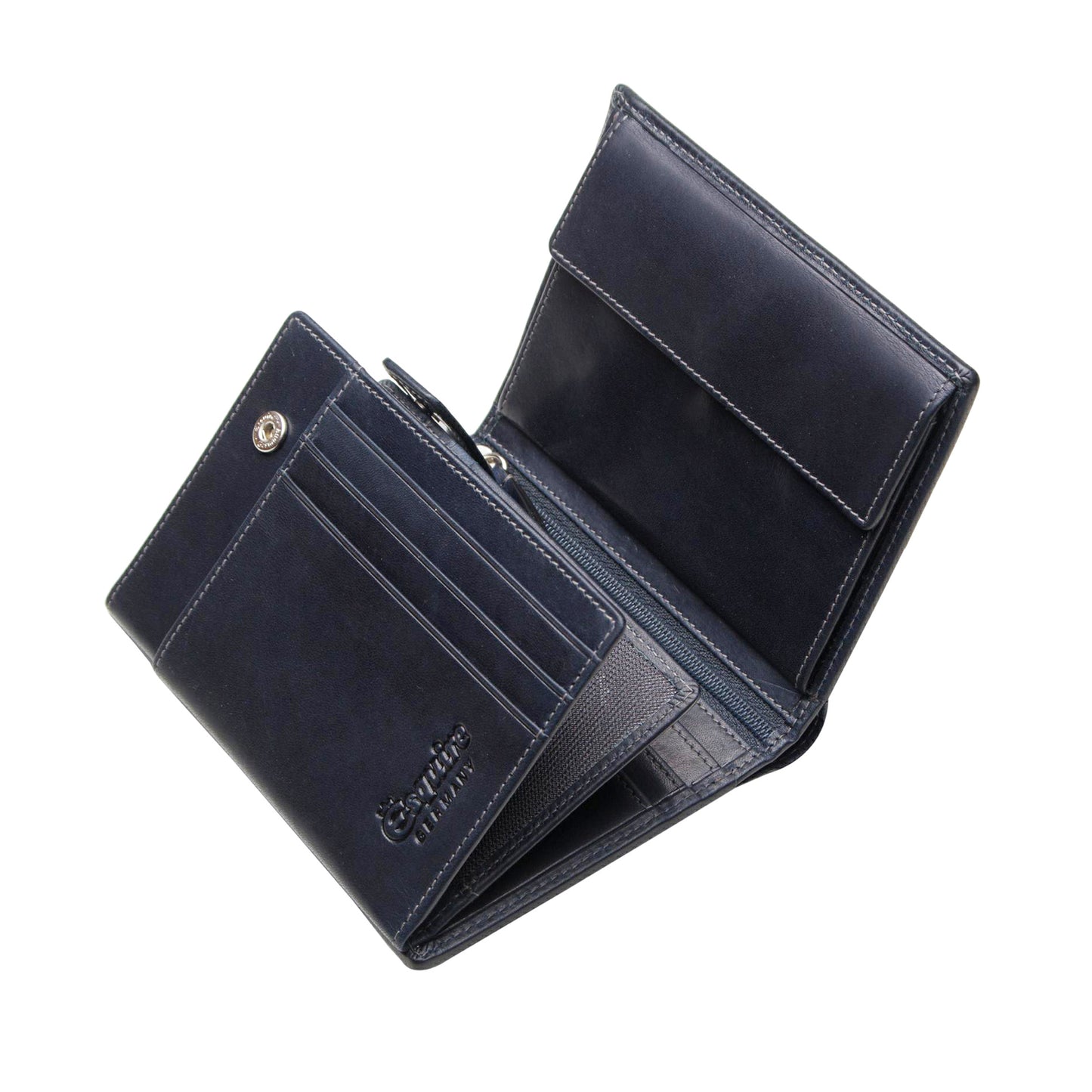 Esquire Geldbörse DALLAS 0484 08 Schwarz | Echtes Leder