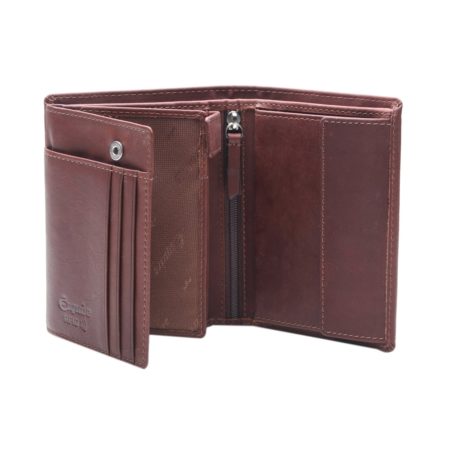 Esquire Geldbörse DALLAS 0484 08 Braun | Echtes Leder