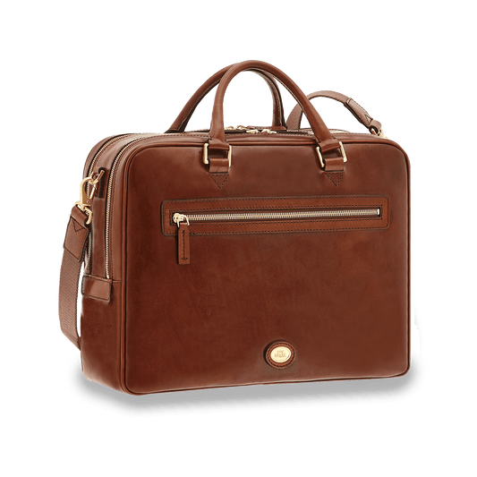 The Bridge Aktentasche Story Uomo 06350001 Braun | Echtes Leder