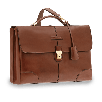 The Bridge Aktentasche Vespucci 06360001 Braun | Echtes Leder