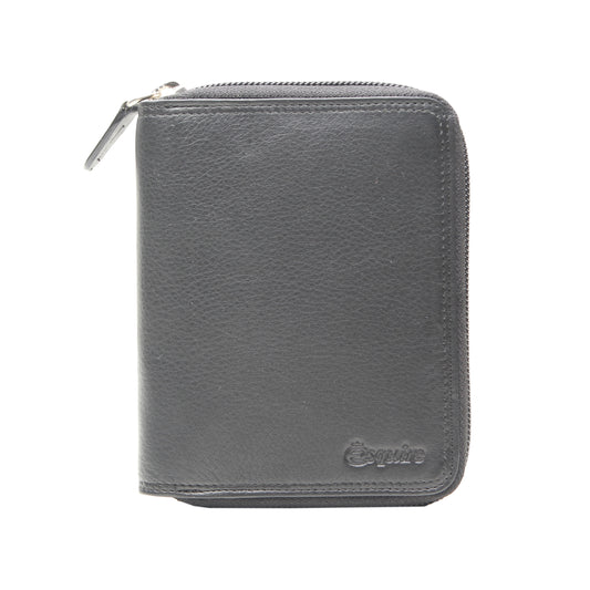 Esquire Geldbörse DUO 0956 59 Schwarz | Echtes Leder