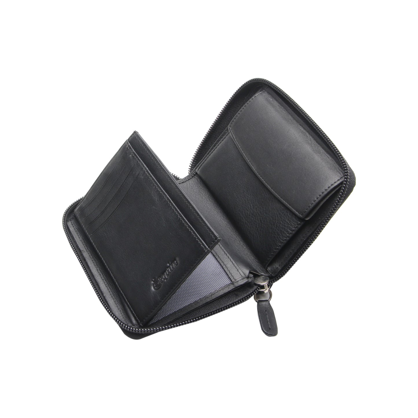Esquire Geldbörse DUO 0956 59 Schwarz | Echtes Leder