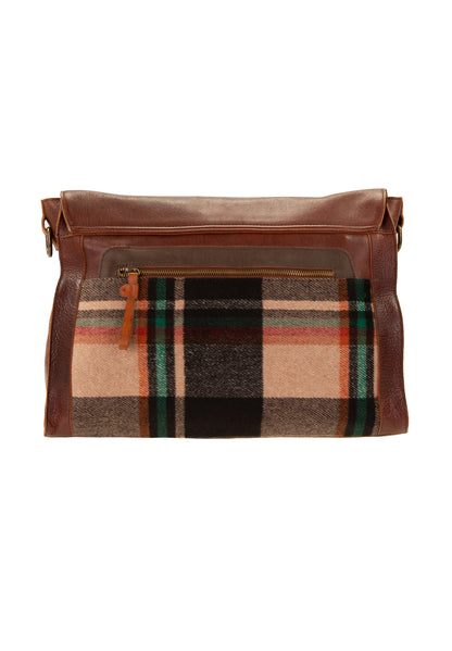 Cinque Umhängetasche SALVATORE Cognac | Echtes Leder