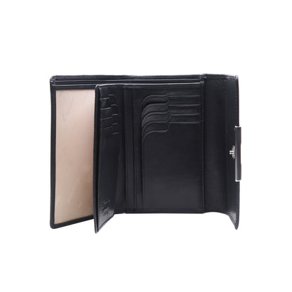 Esquire Damenbörse HELENA 1268 50 Schwarz | Echtes Leder