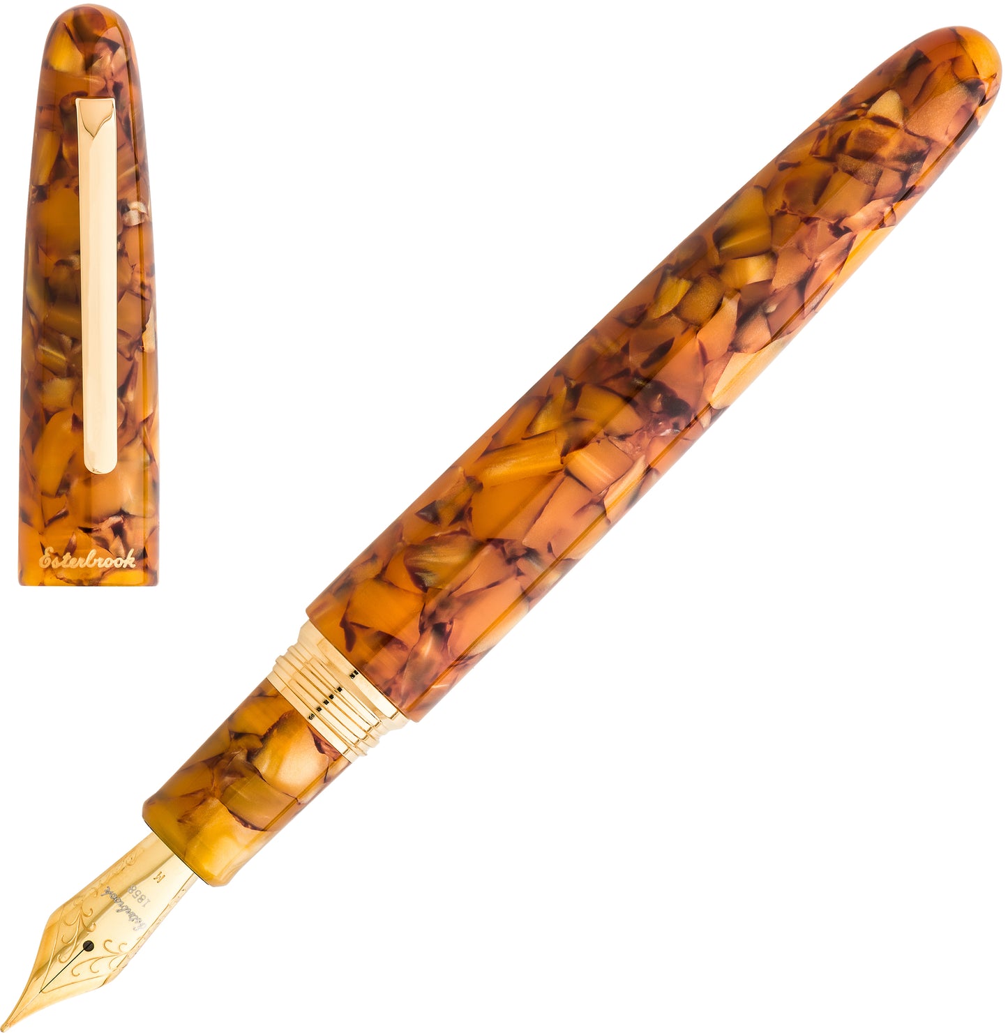 Esterbrook Füllfederhalter ESTIE Honeycomb Gold Oversized