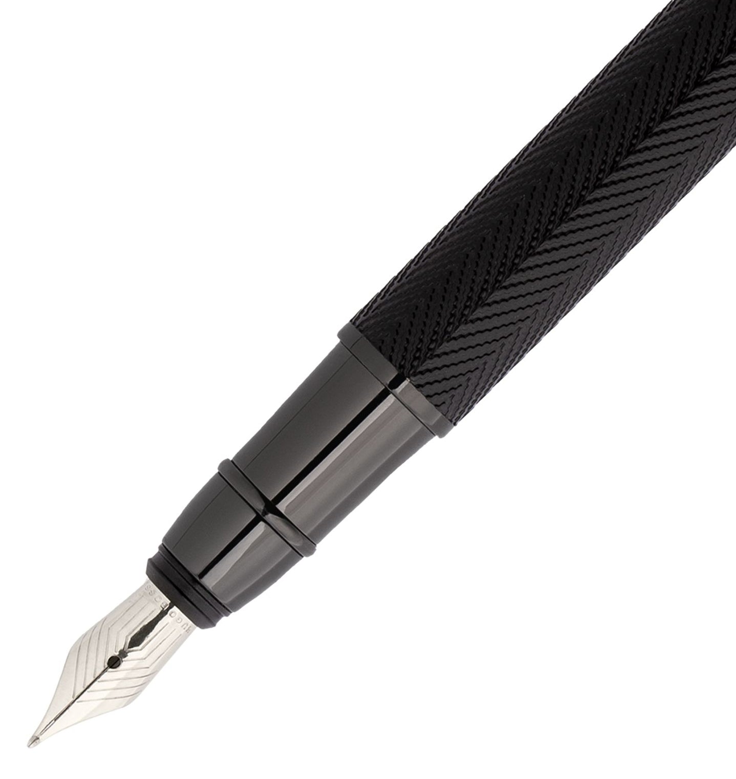 Hugo Boss Füllfederhalter FORMATION HERRINGBONE Gun
