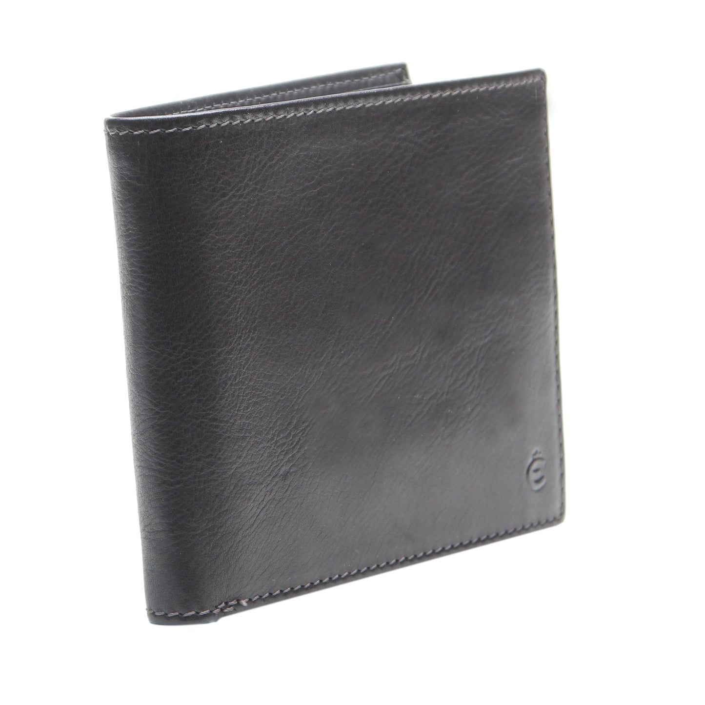 Esquire Geldbörse DALLAS 12 cm Schwarz | Echtes Leder