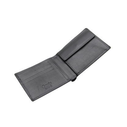 Esquire Geldbörse SLIM 2297 11 Schwarz | Echtes Leder