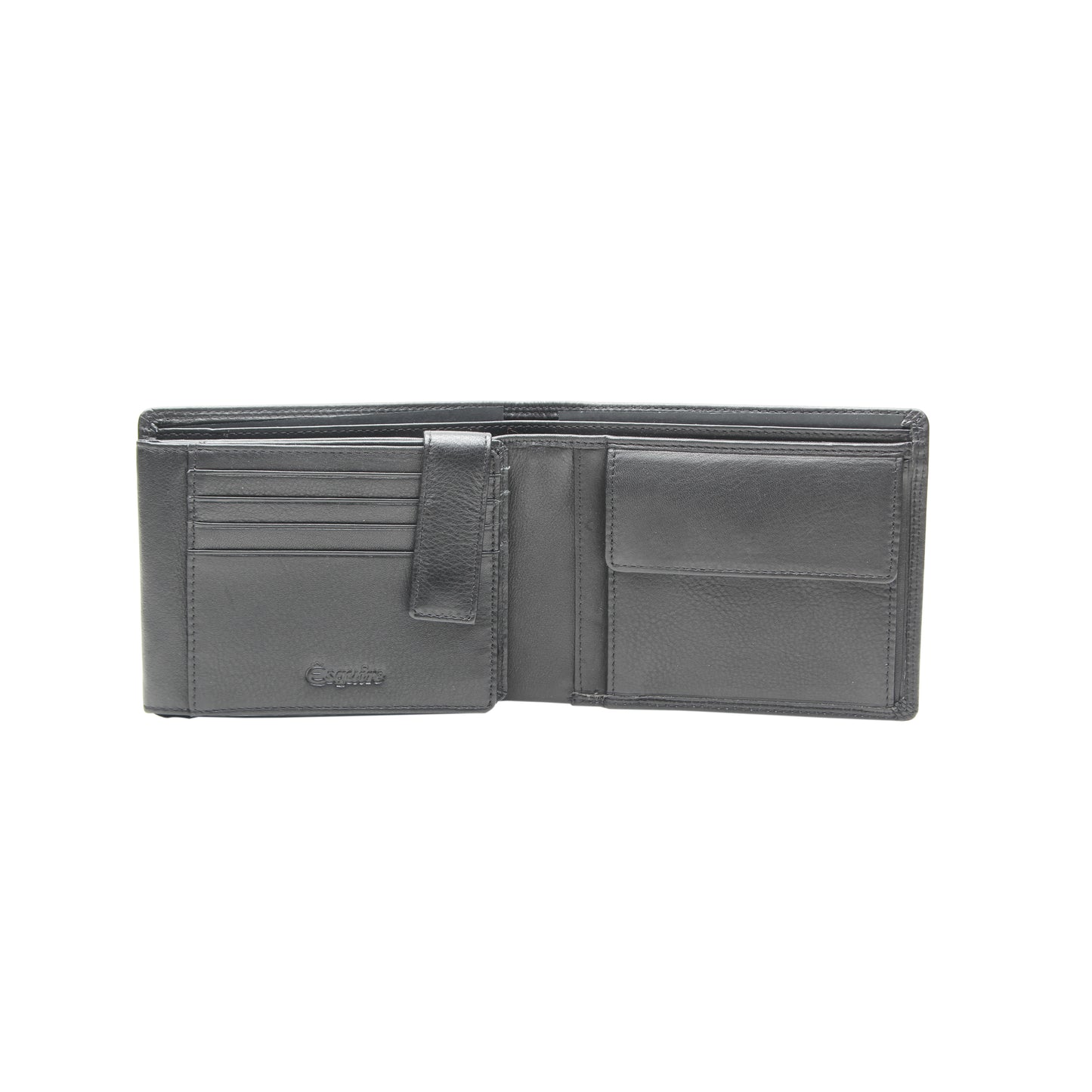 Esquire Geldbörse DUO 2935 59 Schwarz | Echtes Leder